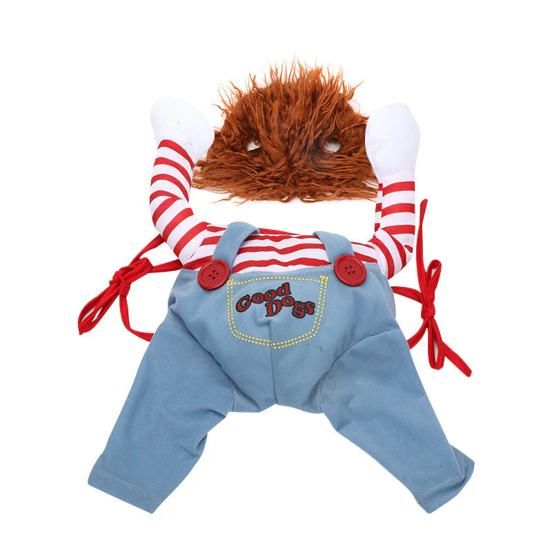 ¡Haz que tu Mascota sea el más temido y tierno de Halloween con Chuky Dog/Cat!