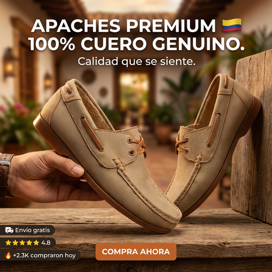 Apaches Firenze Collection – 100% cuero genuino, comodidad diaria y diseño clásico para cualquier ocasión.