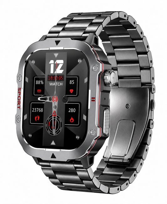 Reloj inteligente C30 Pro + Correa de Metal + correa de silicona