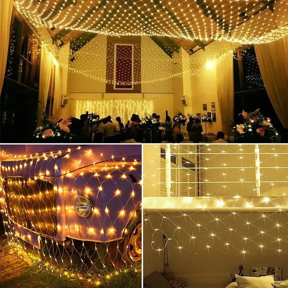 Luces Premium  Malla LED X100 bombillos - LLEVA 2 al precio de 1 - Tu decoración merece este toque de encanto