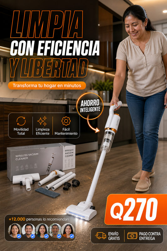 Aspiradora inalambrica 3 en 1